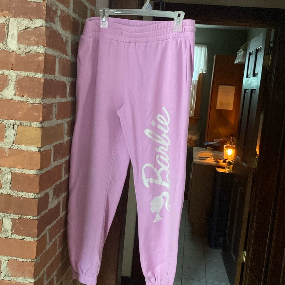 Barbie pink sweatpants